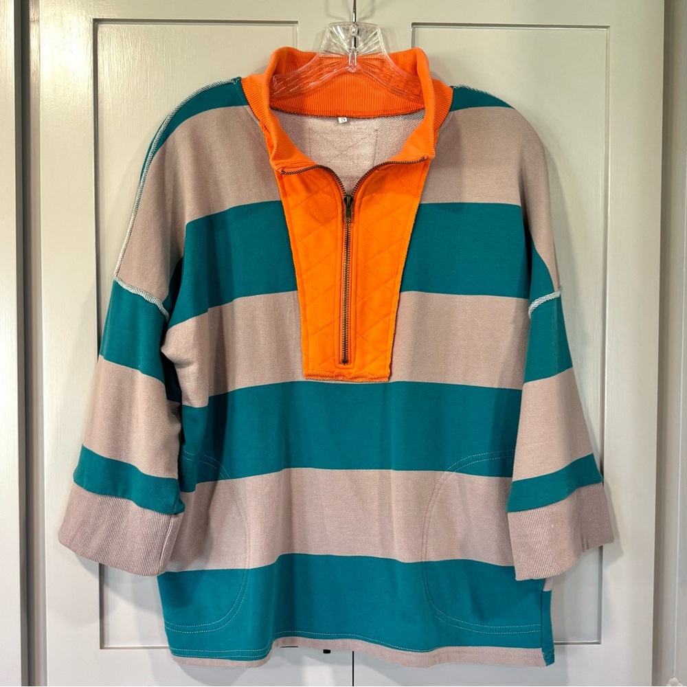 Oversized Half-Zip Pullover